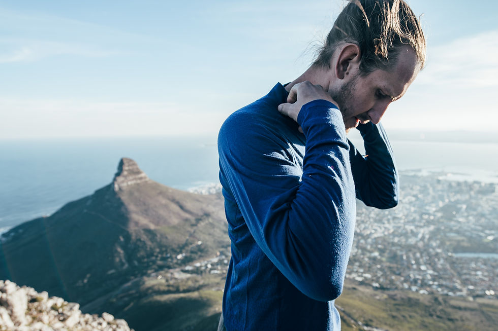 Thumbnail: Core Merino Nuyarn 1/4 Long Sleeve Mens - XXL