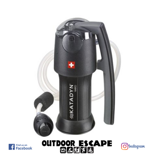 Katadyn Vario Water Filter Long Lasting Camping Emergency Purification Premium