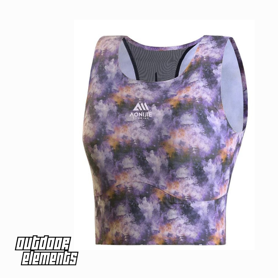 Aonijie Cropped Running Tank Top #FW6258