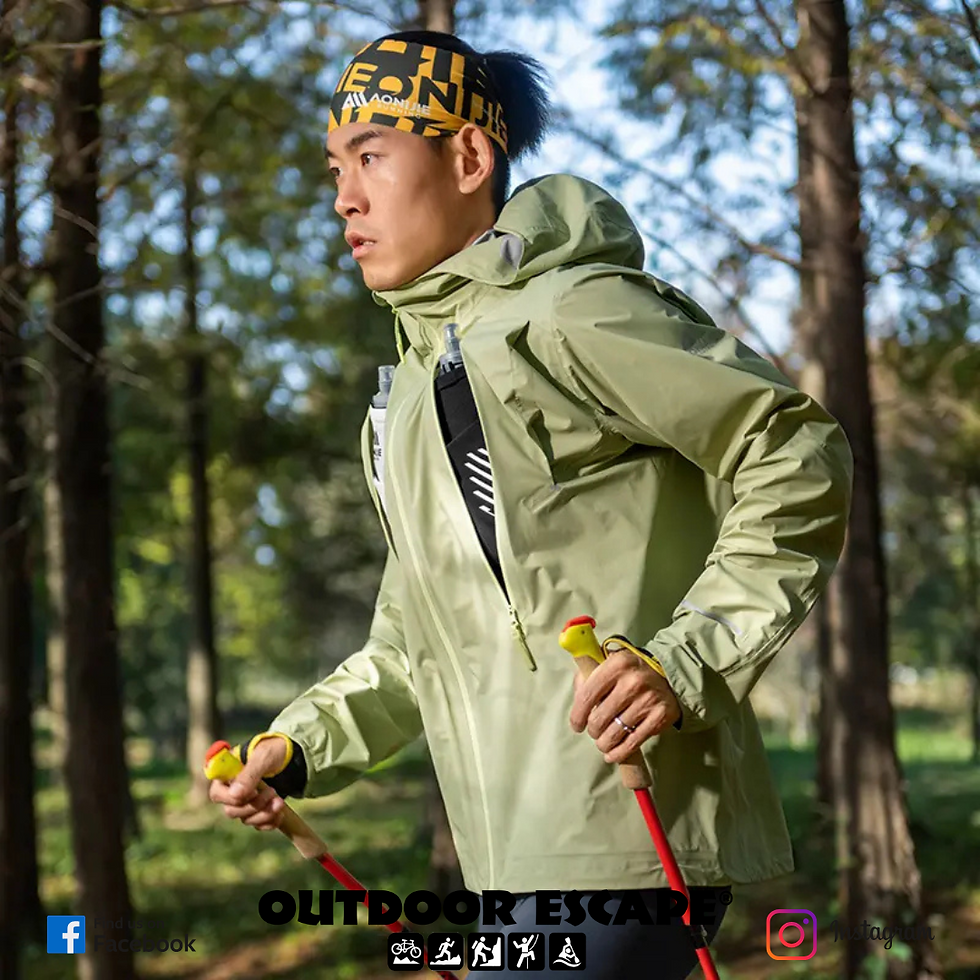 Thumbnail: Aonijie Waterproof Jacket Unisex- Green