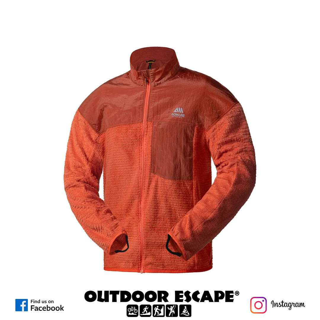 Aonijie PrimaLoft stand - collar long - sleeve top Unisex