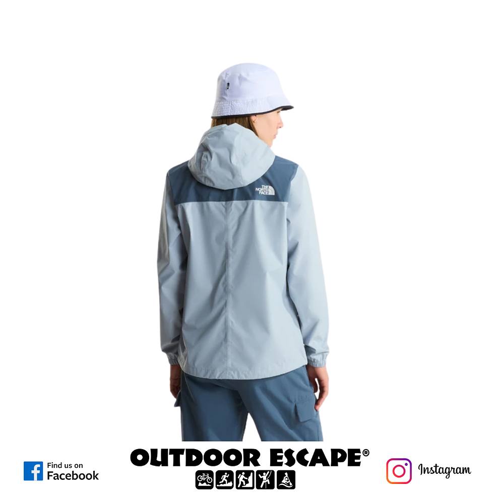 Thumbnail: The North Face Antora Rain Jacket Ladies- Frost Grey-Granite Grey