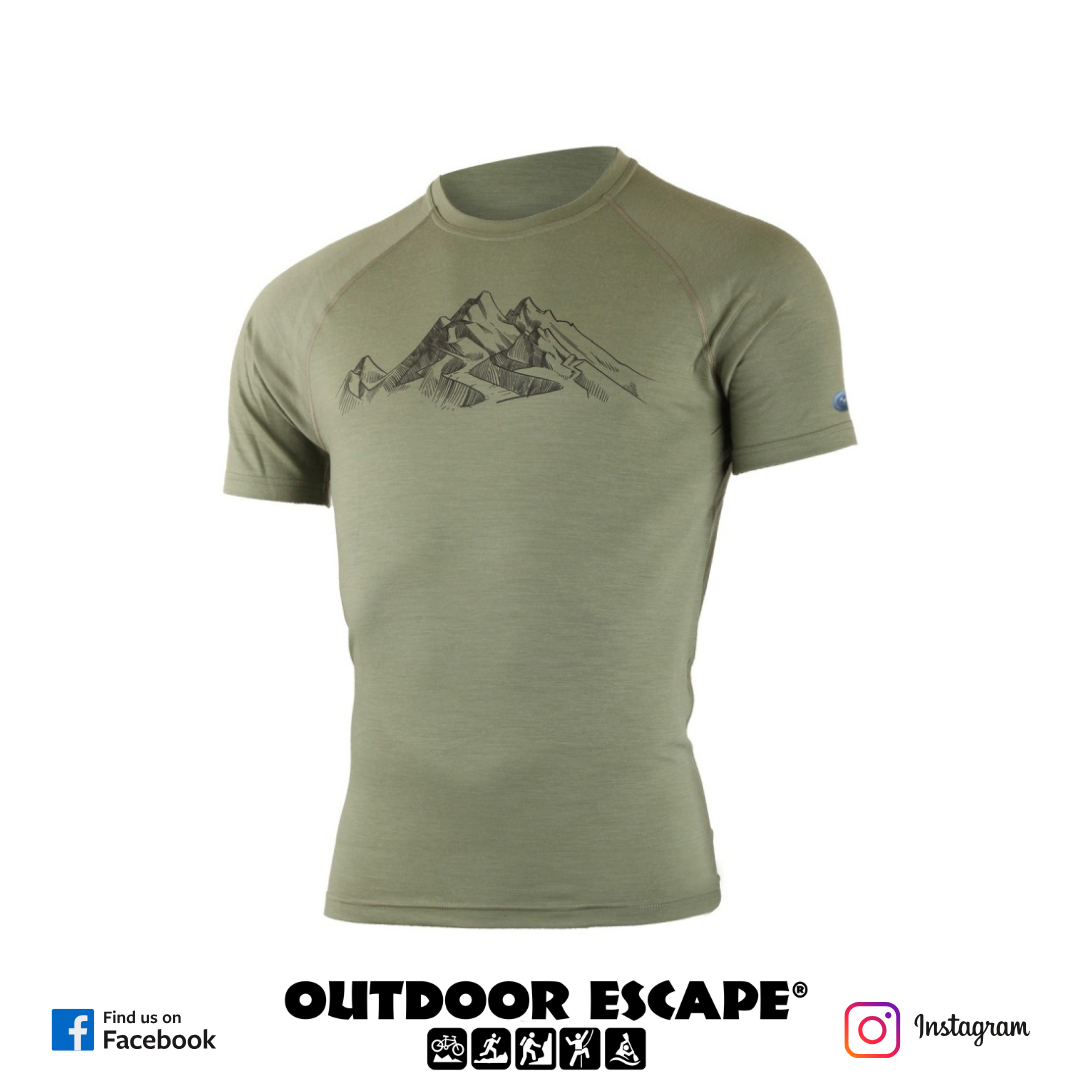 Merino Wool Hill T-Shirt Mens