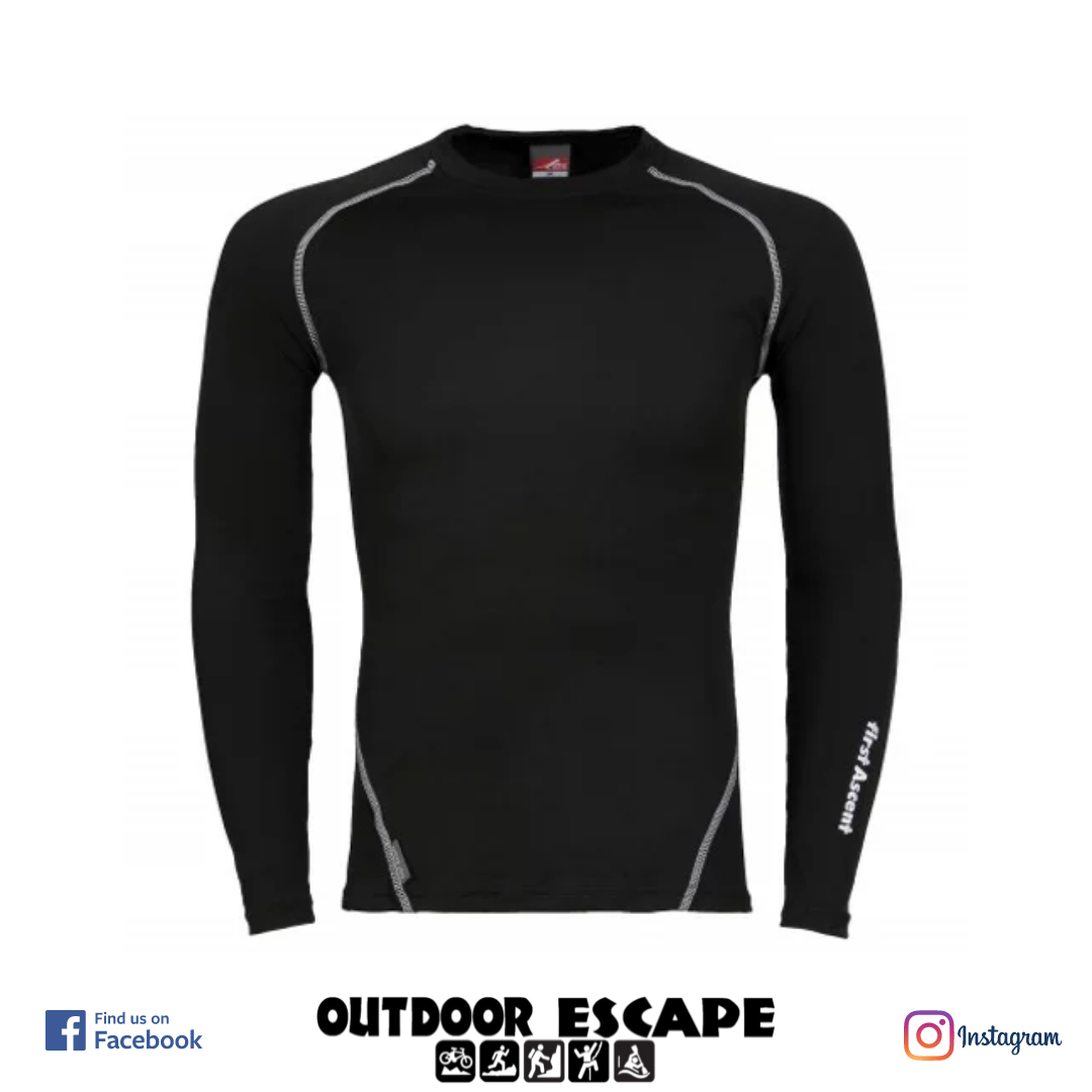 First Ascent Polypropylene Baselayer Long Sleeve Top Mens