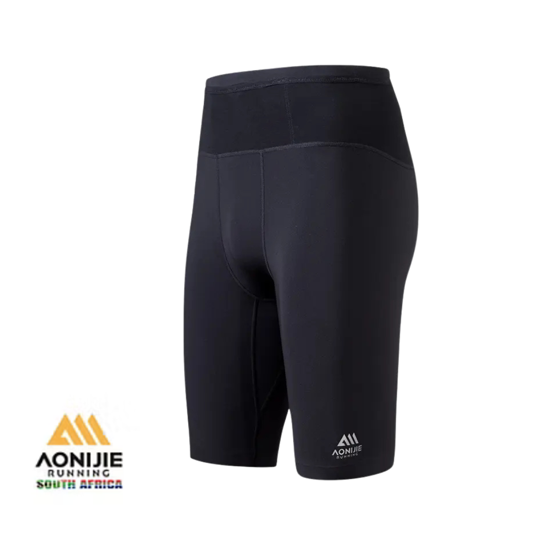 Aonijie Men's Athletic compression mid-length Tights