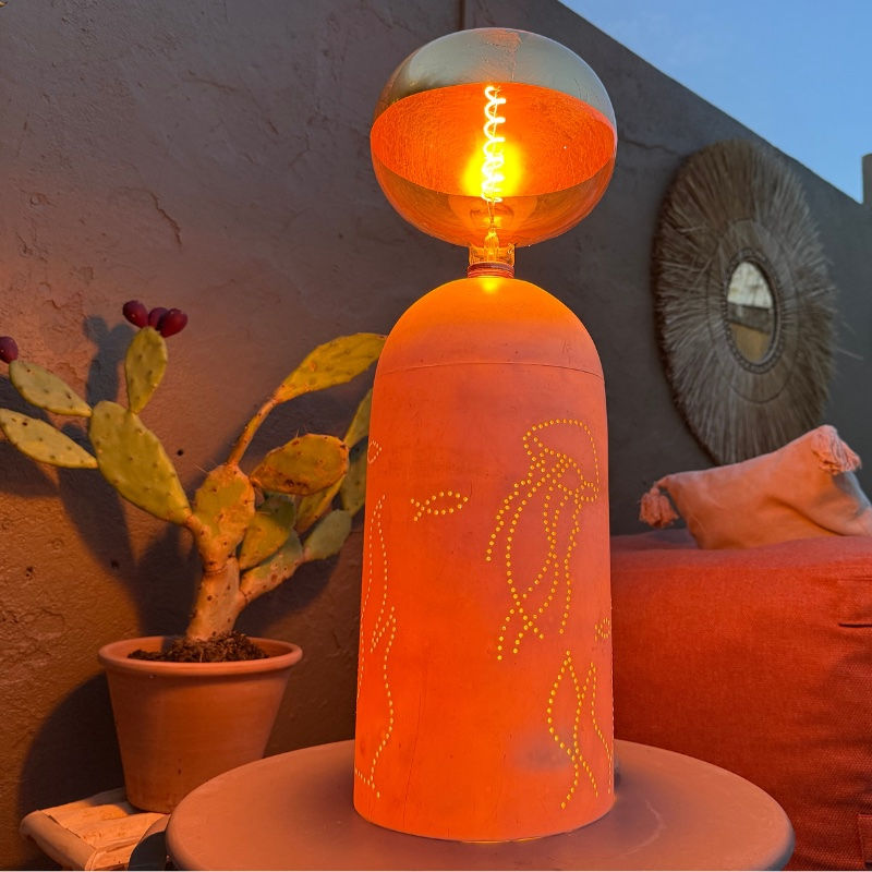 Lampes à poser - Pièce unique "Aquarium'