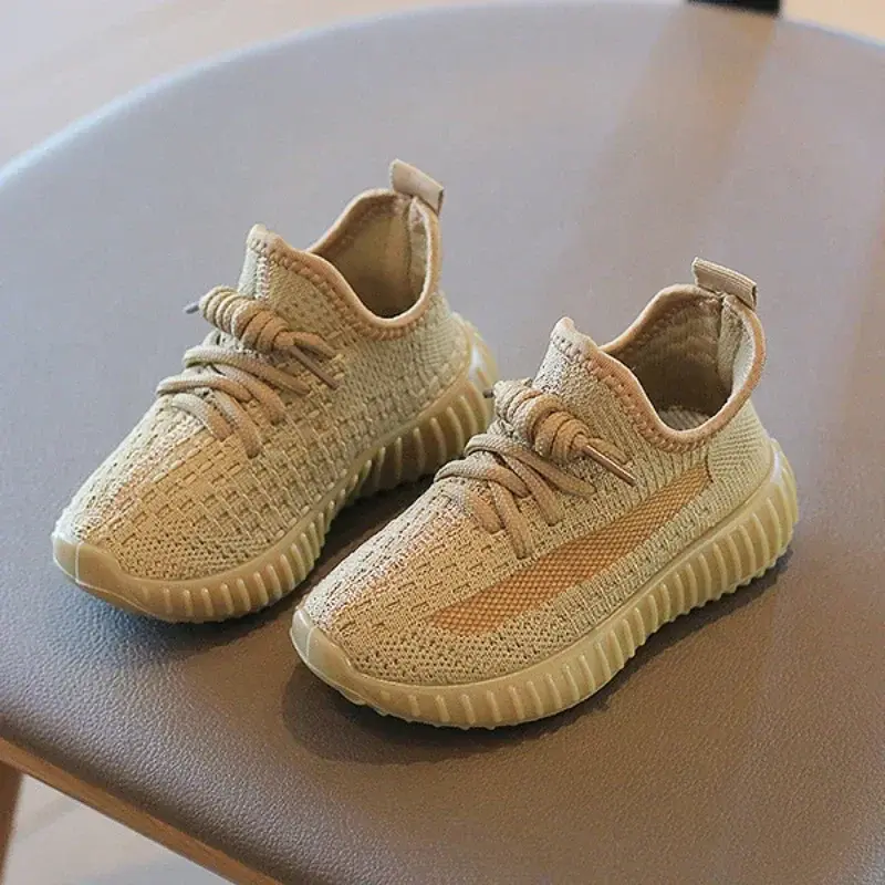 Thumbnail: Summer Kids Shoes Boys Girls Solid Color Casual Shoes Mesh Breathable Shoes Chil
