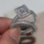 Thumbnail: Wish hot sale zircon ring high-end foreign trade European luxury double-layer