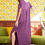 Thumbnail: Short Sleeved Side Slit Oversized V-Neck Pocket Maxi Dress