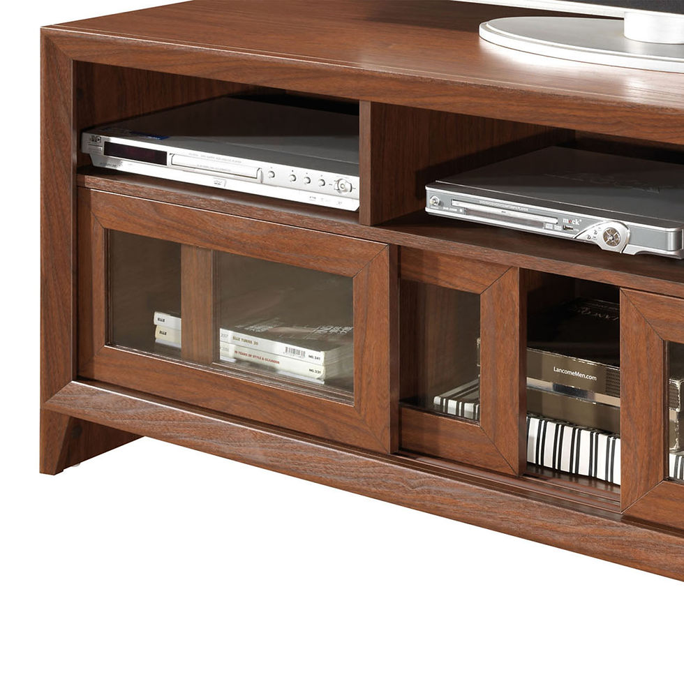 Thumbnail: Techni Mobili Modern TV Stand with Storage for TVs Up To , Hickory