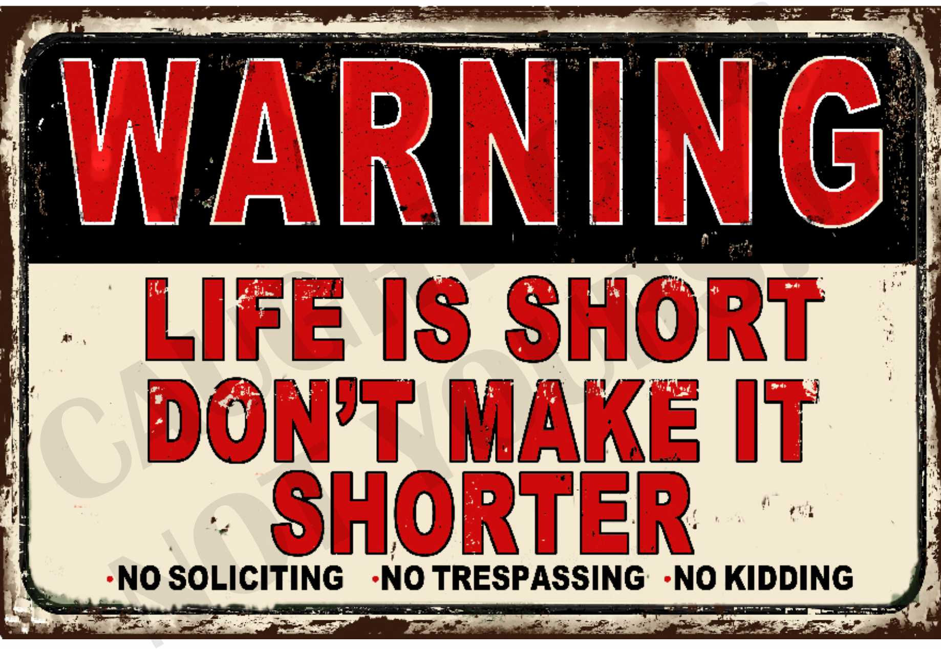 RS124 Life is too Short