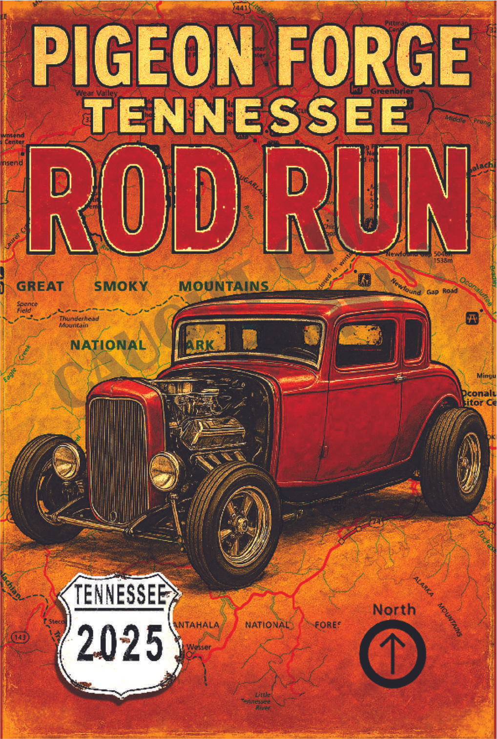 LG194 Rod Run #2 ~ Road Map
