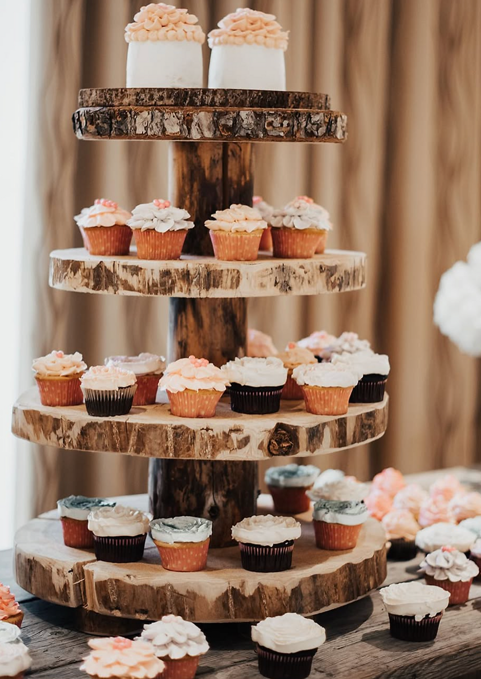 Rustic Wood Cupcake Tree