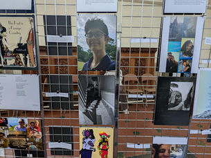 Art exhibiton showing life before and after ME and Long Covid.