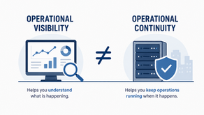 Why Operational Visibility Alone Is Not Enough for Critical Infrastructure