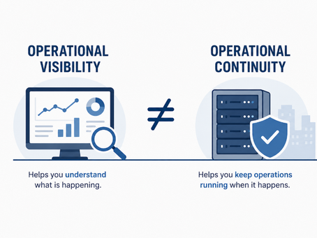 Why Operational Visibility Alone Is Not Enough for Critical Infrastructure