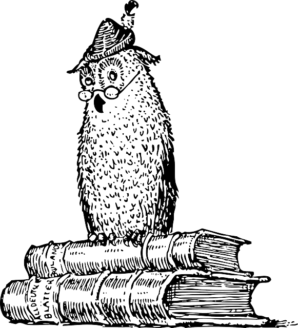 ESSER Investment with Lasting Impact: Wise owl sitting on a stack of text books