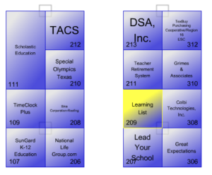 <learning list booth #209></learning list booth #209>