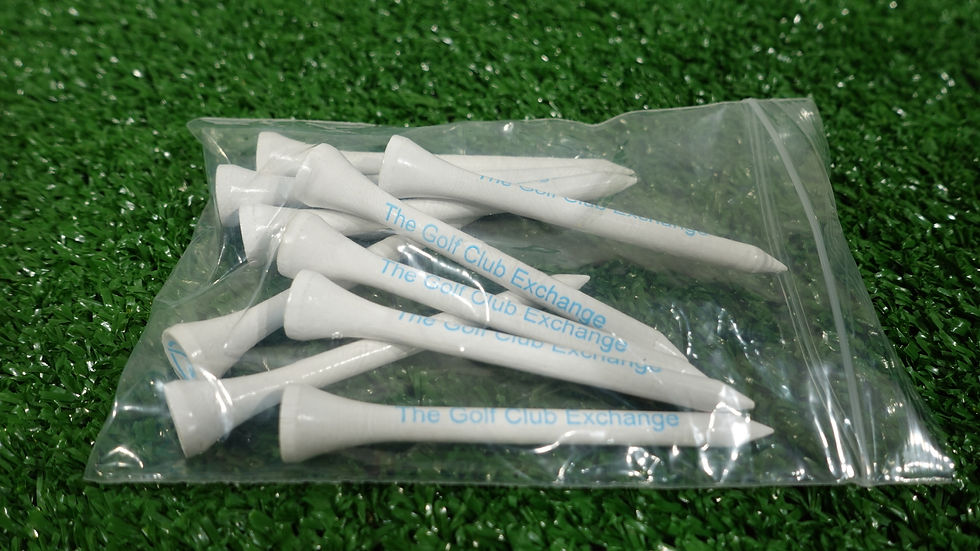 Thumbnail: The Golf Club Exchange 2 3/4" Tees - White Bag 10 Pack