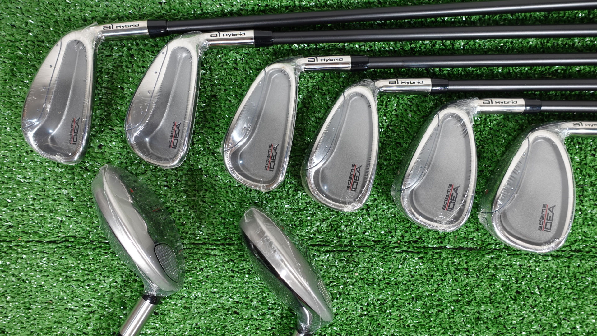 Adams IDEA A1 Irons / 3H - PW / Aldila High Launch Graphite Stiff Shaft