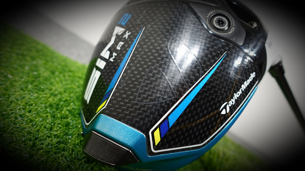 TaylorMade SIM2 Max driver used golf club Australia close-up