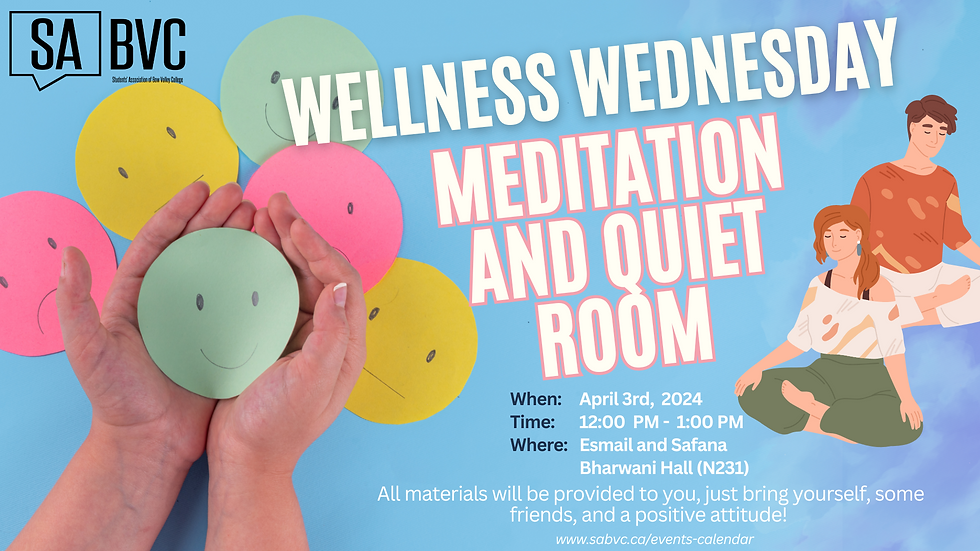 Wellness Wednesday: Meditation and Quiet Room