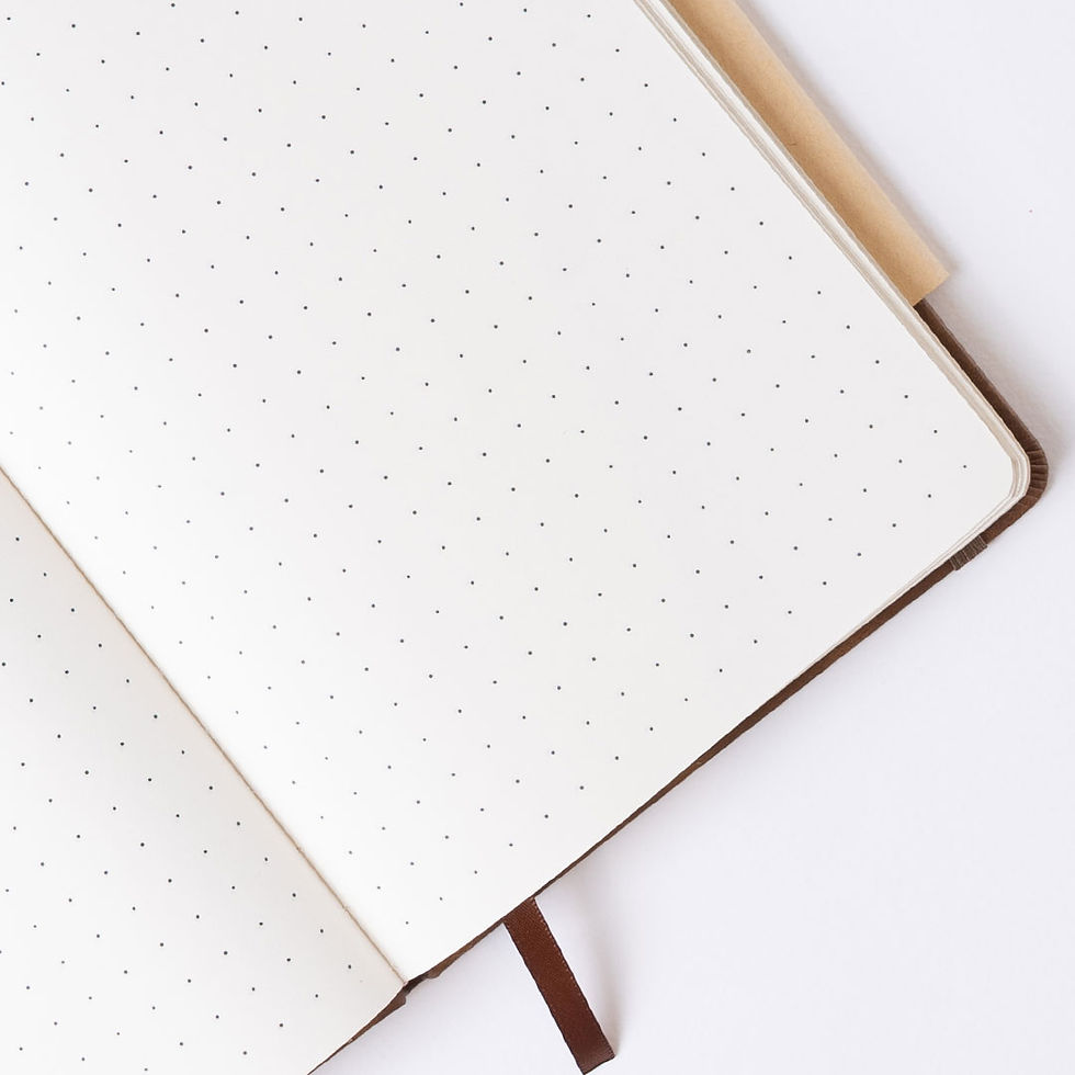 Thumbnail: Crafter Vegan Leather Notebook - Dotted