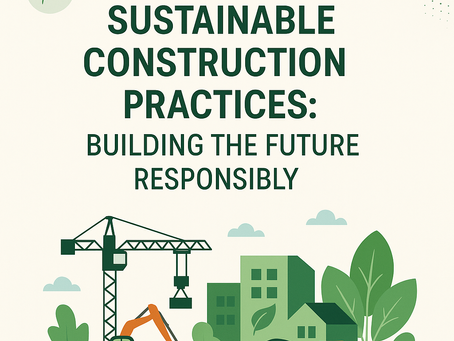 Sustainable Construction Practices: Building the Future Responsibly