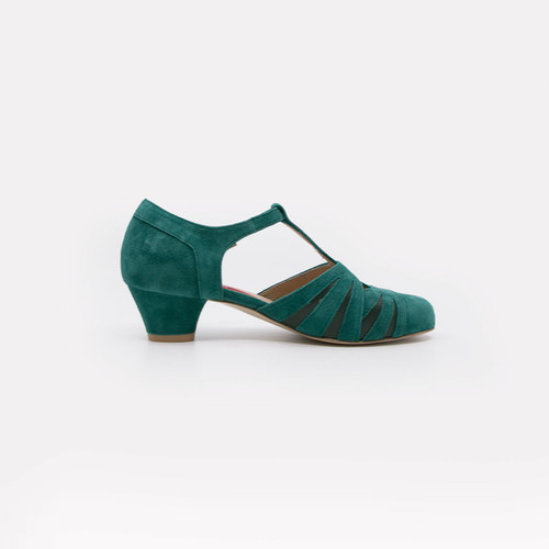 Balboa Zin EMPRESS - Forest Green Suede thumbnail 5