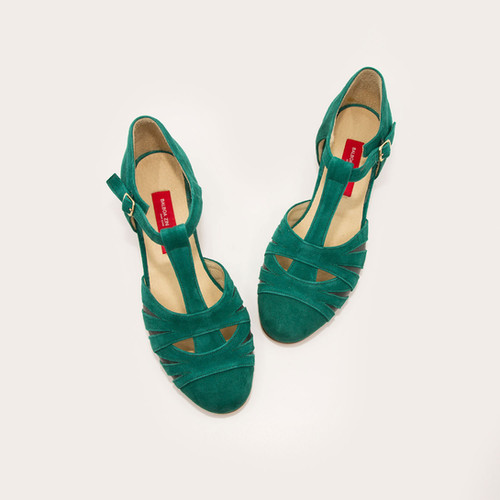 Balboa Zin EMPRESS - Forest Green Suede thumbnail 2