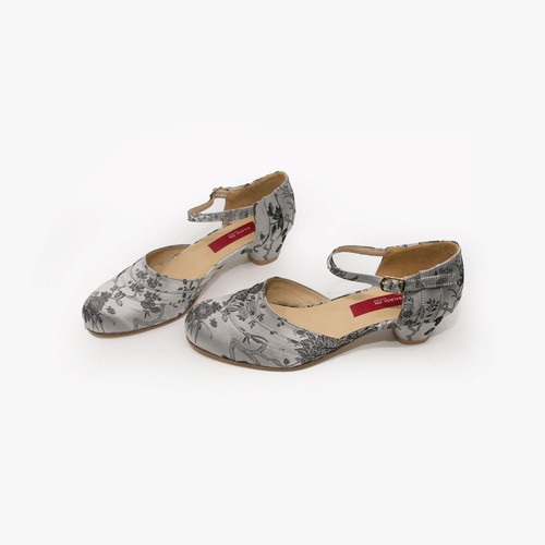 Balboa Zin GENIE(C)  - Grey embroidered Silk thumbnail 5