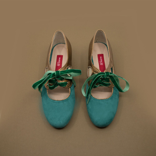 Balboa Zin Greta  - Forest Green x Galaxy Gold thumbnail 8