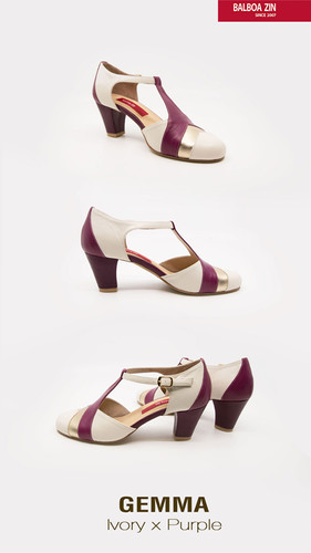 Balboa Zin GEMMA - Ivory x Purple thumbnail 4