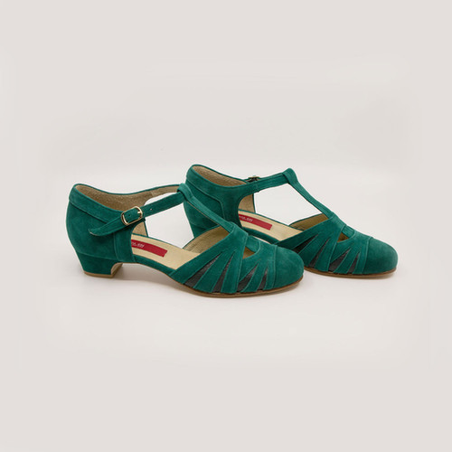 Balboa Zin EMPRESS - Forest Green Suede thumbnail 7