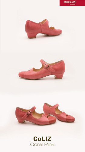 Balboa Zin CoLIZ low heels - Coral Pink thumbnail 2