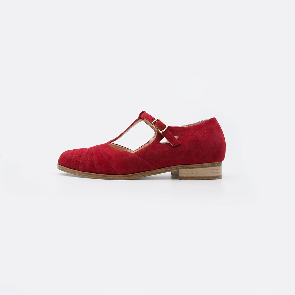 Thumbnail: GLINDA - Ruby Red Suede
