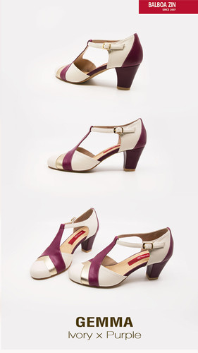 Balboa Zin GEMMA - Ivory x Purple thumbnail 5