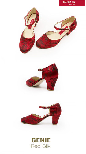 Balboa Zin GENIE(C)  - Red Embroidered Silk thumbnail 2