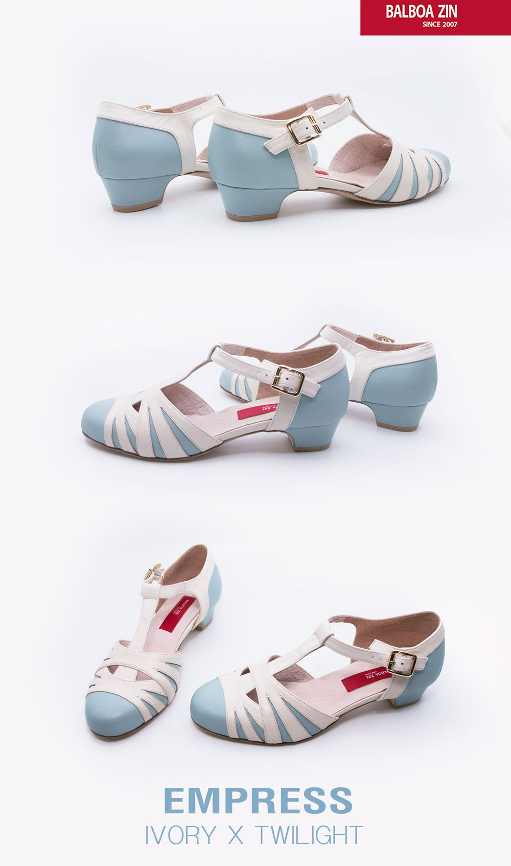 (EU36) EMPRESS - Ivory x Twilight Blue