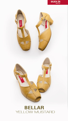 Balboa Zin BELLAR - Yellow Mustard/ Brick Brown thumbnail 13