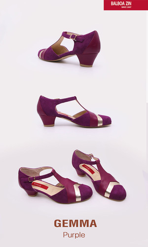 Balboa Zin GEMMA - Purple Suede thumbnail 2