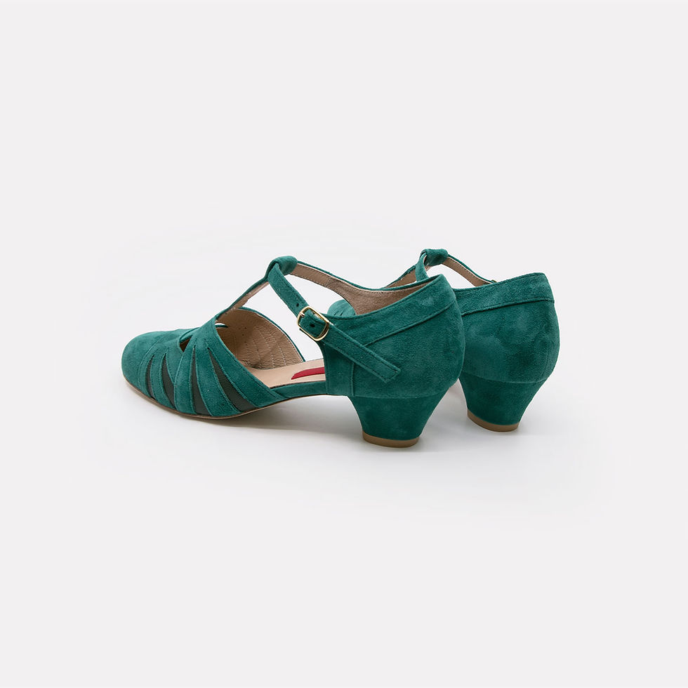 サムネイル： EMPRESS - Forest Green Suede
