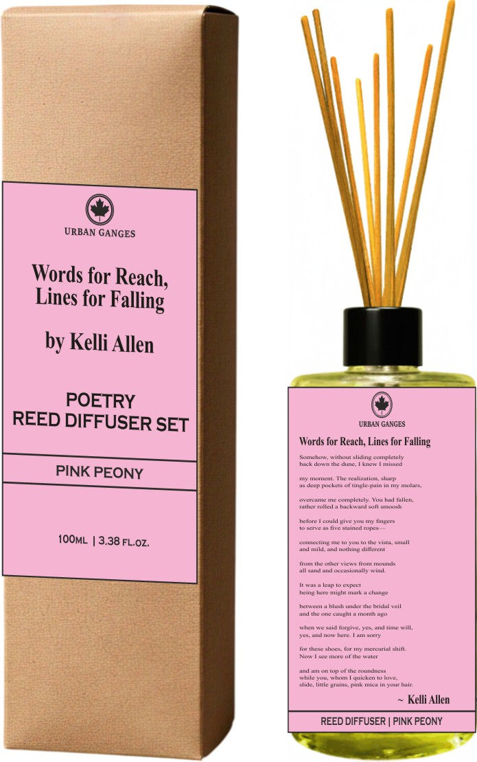 Words for Reach, Lines for Falling by Kelli Allen | Poetry Reed Diffuser