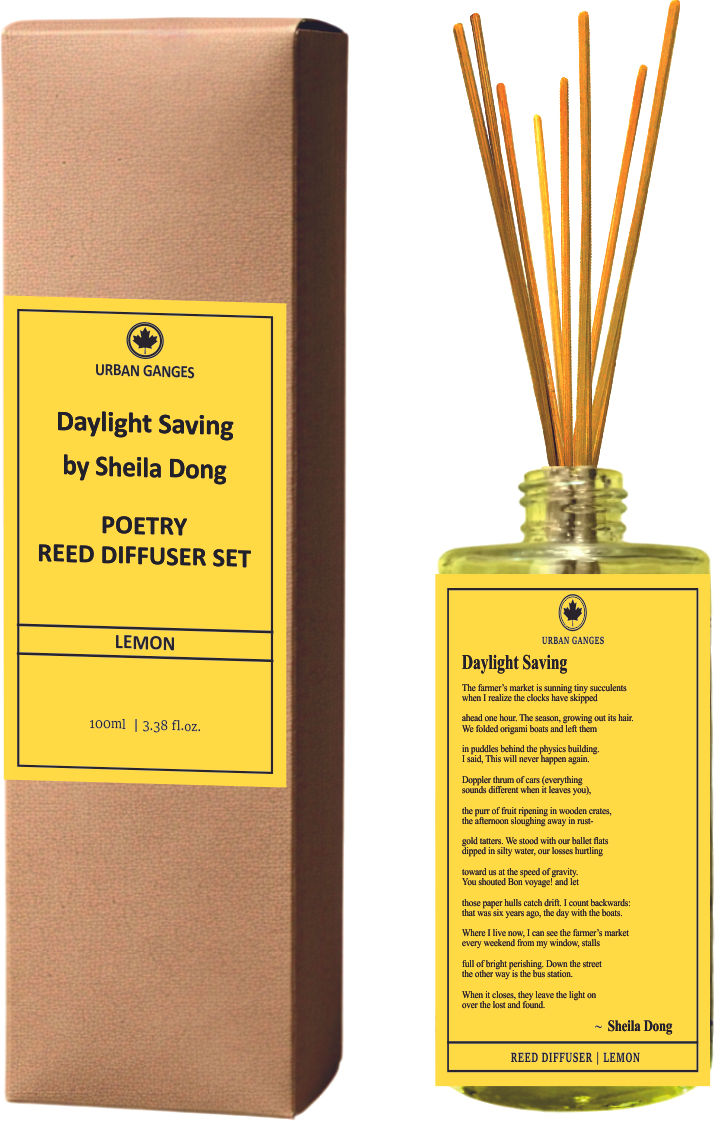 Daylight Saving by Sheila Dong | Lemon Poetry Reed Diffuser