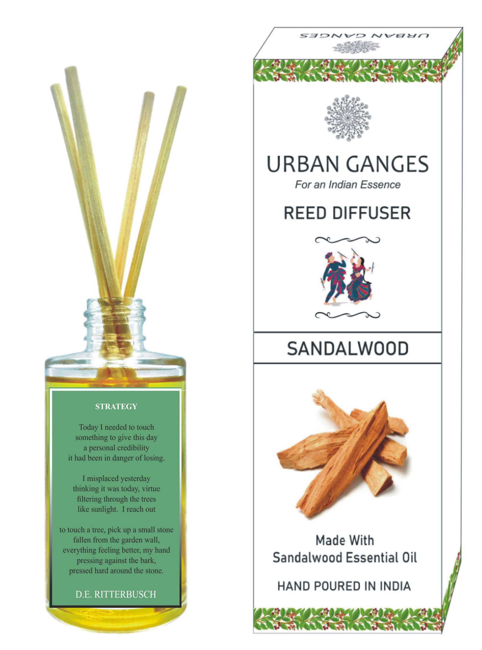 Strategy by Dale Ritterbusch | Sandalwood Poetry Reed Diffuser Set