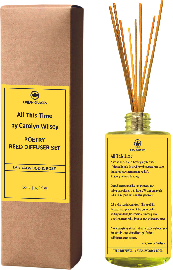 All This Time by Carolyn Wilsey | Sandalwood Rose Reed Diffuser