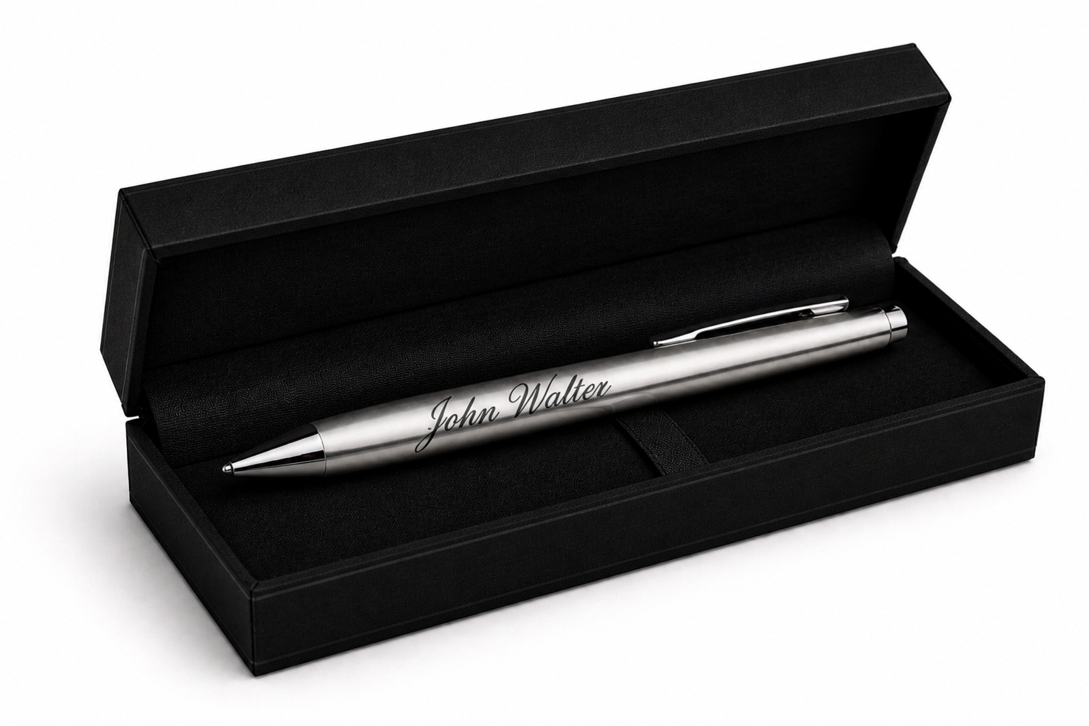Personalized Classic Metal Grey Pen | For Writers & Professionals