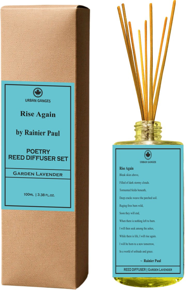 Rise Again by Rainier Paul | Garden Lavender Poetry Reed Diffuser