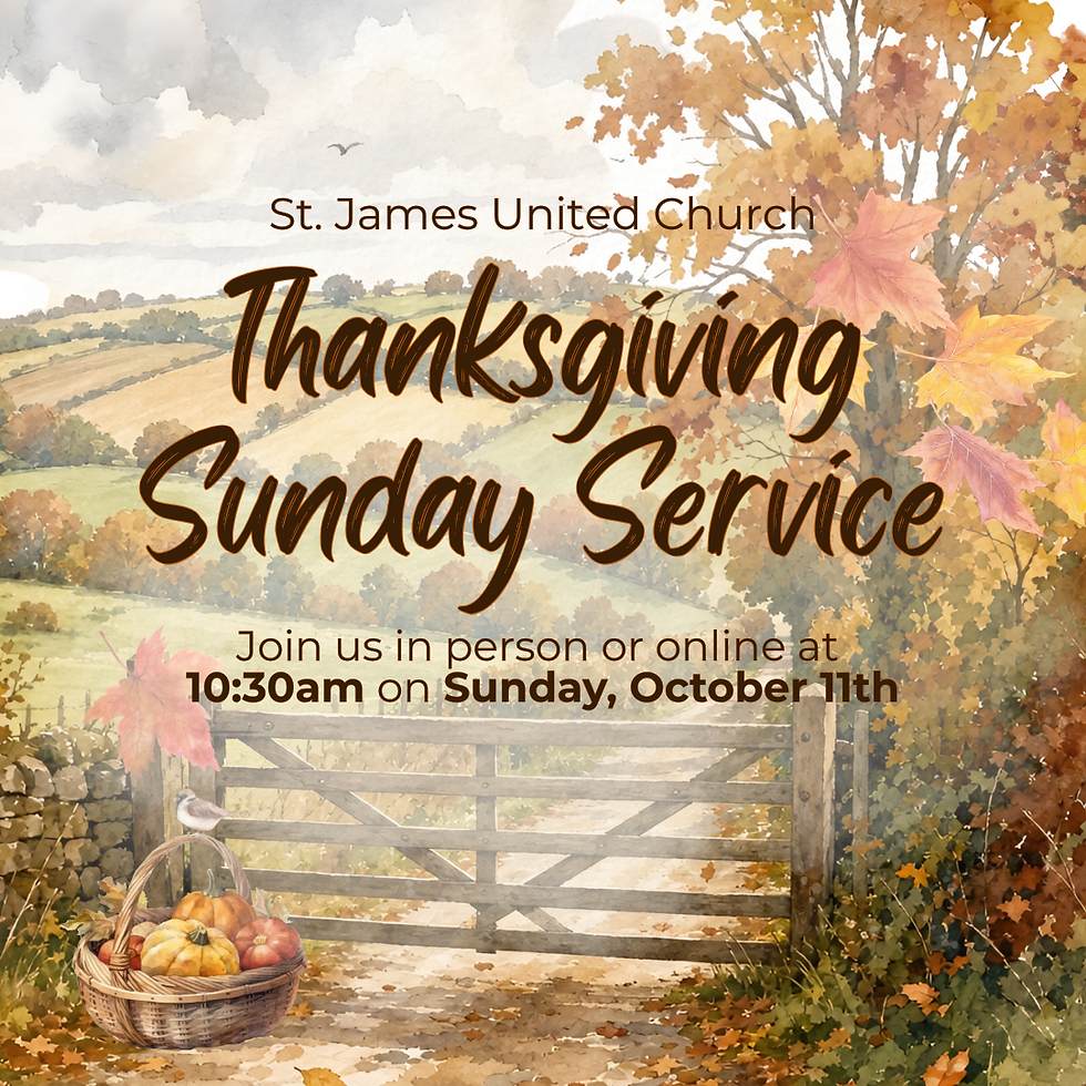Thanksgiving Sunday Worship Service