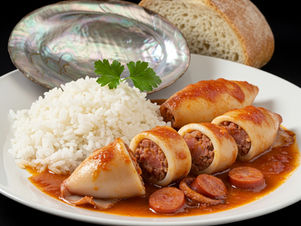 🐙 Lulas Recheadas à Mariazita – Um dos Pratos Favoritos Cá em Casa 🍅🍷